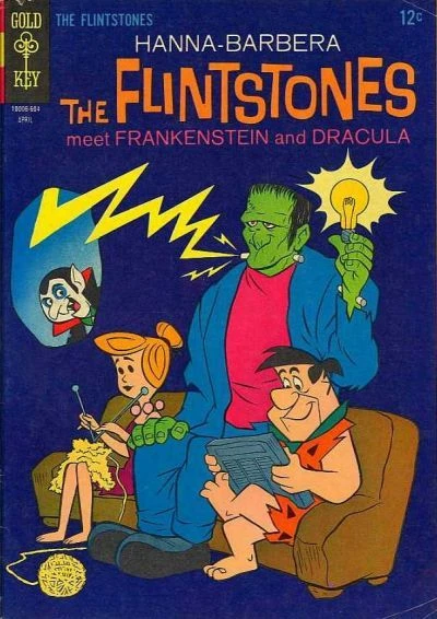 Cover of The Flintstones Meet Frankenstein and Dracula