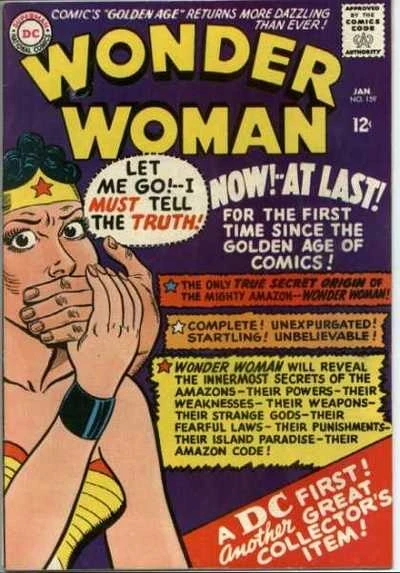 Cover of The Golden Age Secret Origin of Wonder Woman