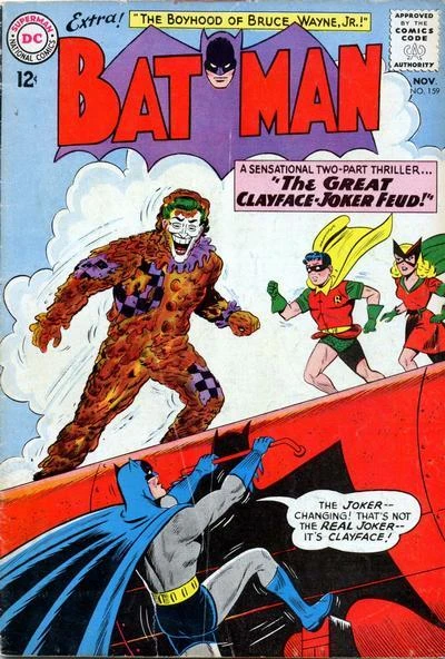 Cover of The Great Clayface-Joker Feud / The Boyhood of Bruce Wayne Jr.
