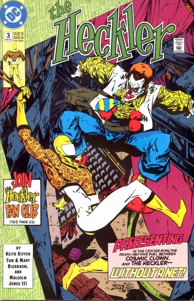 Cover of The Heckler Meets the Cosmic Clown