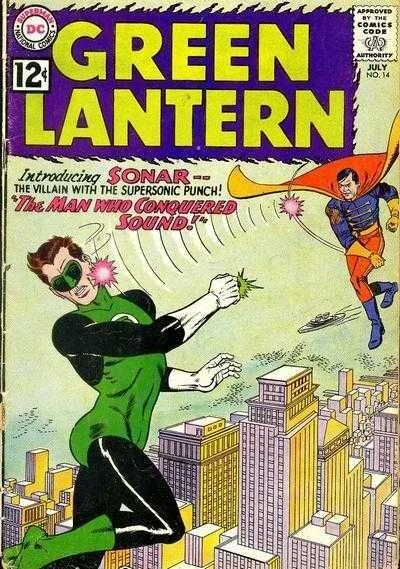 Cover of The Man Who Conquered Sound!; My Brother, Green Lantern!