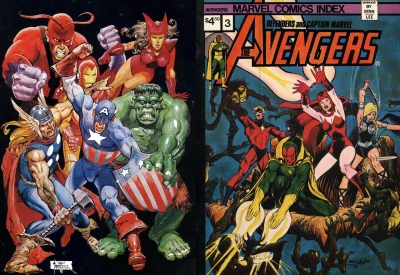 Cover of The Avengers, Defenders, & Captain Marvel