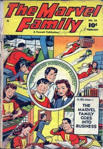 Cover of The Marvel Family Goes into Business