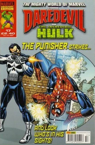 Cover of THE PUNISHER strikes... And looks WHO's in his SIGHTS!