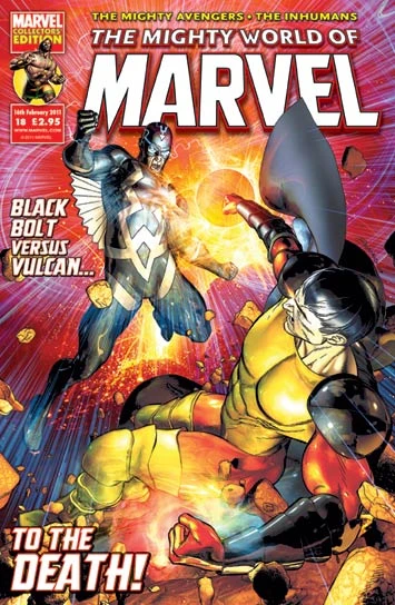 Cover of BLACK BOLT vs. VULCAN... To The DEATH!