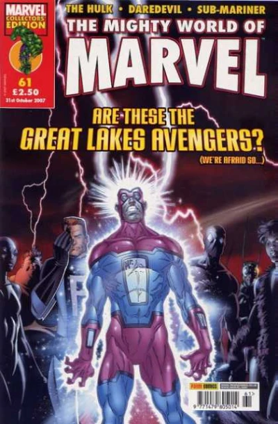 Cover of Are THESE The GREAT LAKES AVENGERS (We're Afraid So...)