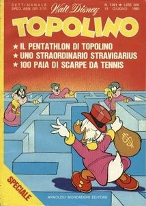 Cover of Topolino e lo straordinario Stravigarius (p.1)