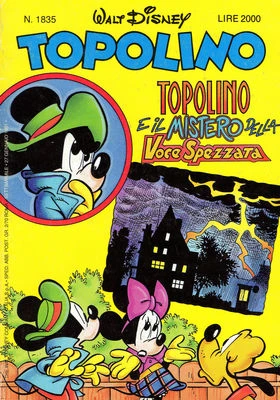 Cover of Topolino e il mistero della voce spezzata (p.2)