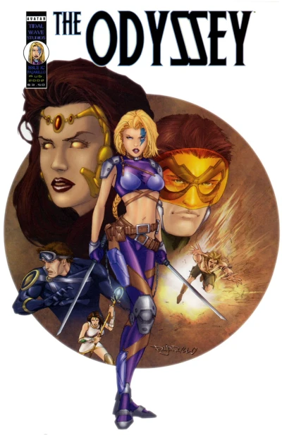 Cover of Medusa Reborn: From a Friend!; Trident: Father's Day; Judo Girl; Orion the Hunter: Leviathan