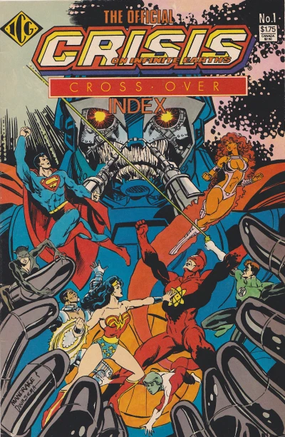 Cover of The Official Crisis on Infinite Earths Crossover Index