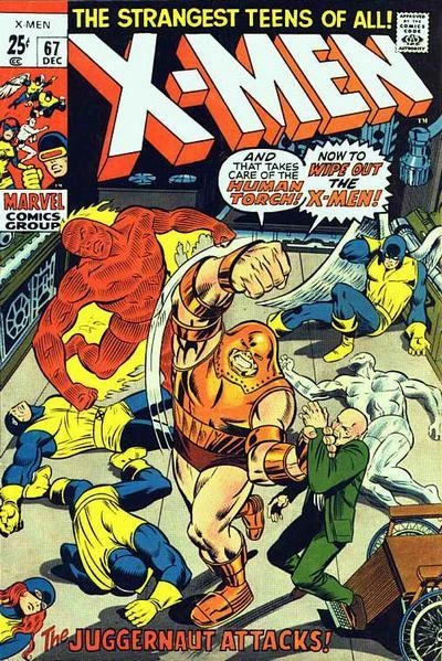 Cover of The Origin of Professor X!; Where Walks the Juggernaut!