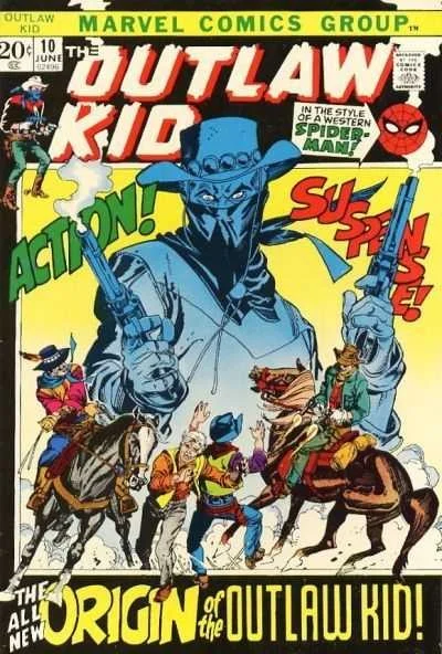 Cover of The Origin of the Outlaw Kid