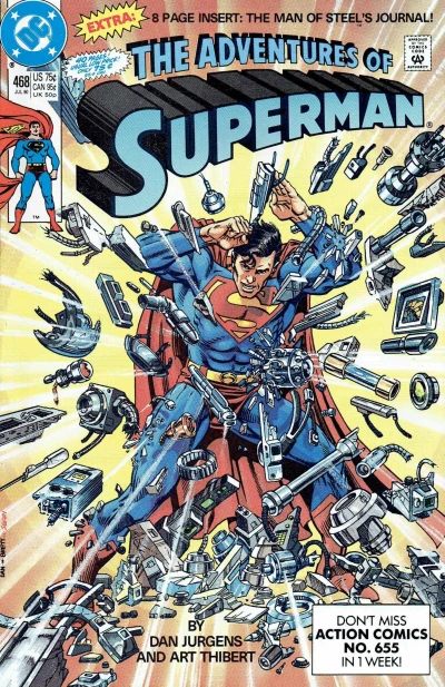 Cover of The Outcast / The Man of Steel's Journal