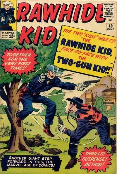 Cover of The Rawhide Kid Meets The Two-Gun Kid