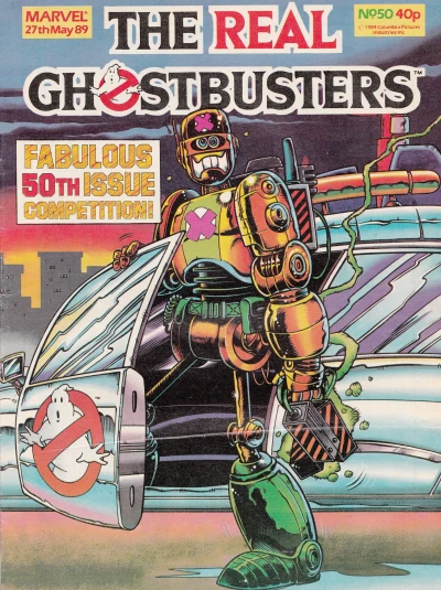 Cover of Real Ghostbusters 50