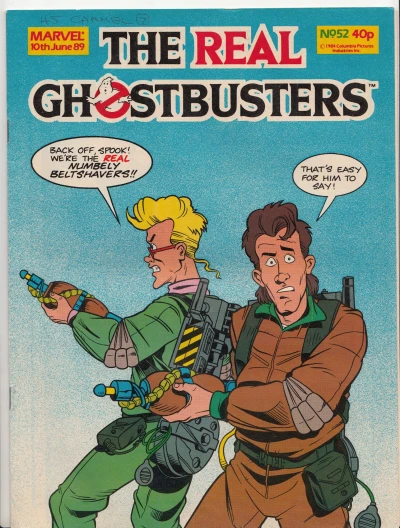 Cover of Real Ghostbusters 52