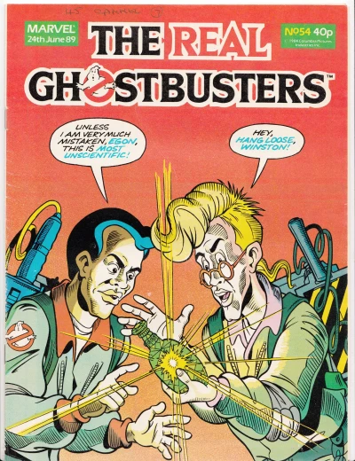 Cover of Real Ghostbusters 54
