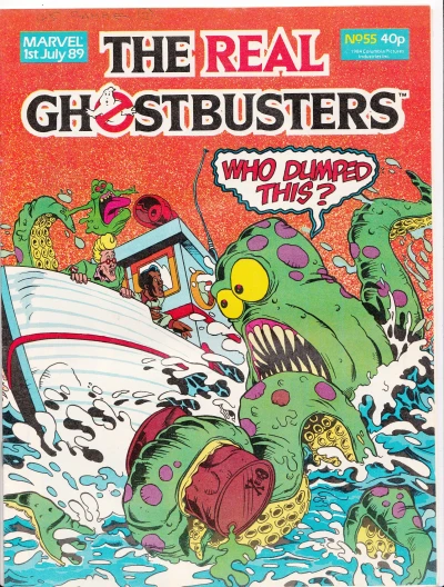 Cover of Real Ghostbusters 55