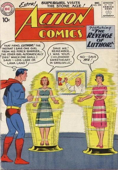 Cover of The Revenge of Luthor! : Supergirl Visits the Stone Age!