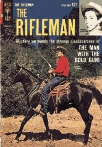 Cover of The Man with the Gold Gun!