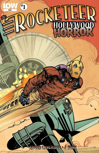 Cover of The Rocketeer vs. the Hollywood Horror