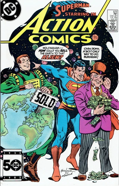 Cover of The Sale of the Century!; If I were Superman...