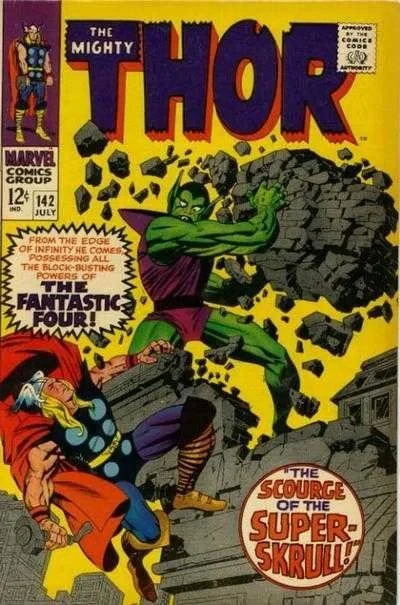 Cover of The Scourge of the Super-Skrull!