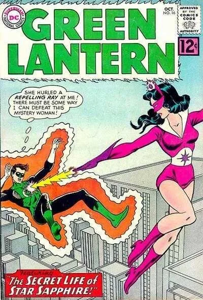 Cover of The Secret Life Of Star Sapphire!; Earth's First Green Lantern!