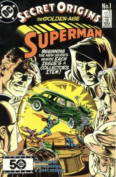 Cover of The Secret Origin of The Golden-Age Superman