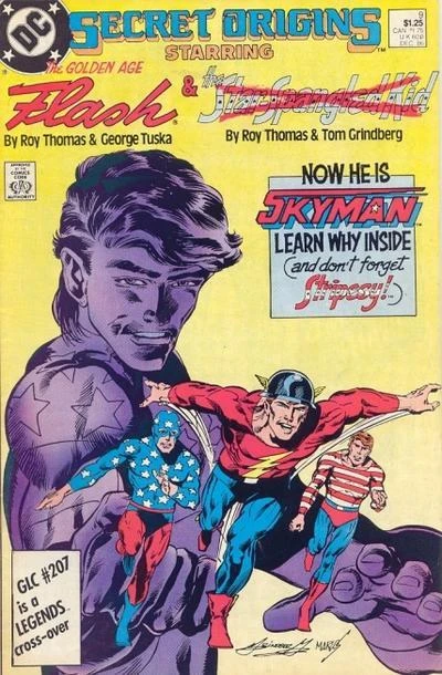 Cover of The Secret Origin of the Star-Spangled Kid and Stripesy / The Secret Origin of the Golden Age Flash
