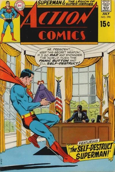 Cover of The Self-Destruct Superman / The Tyrant and the Traitor!