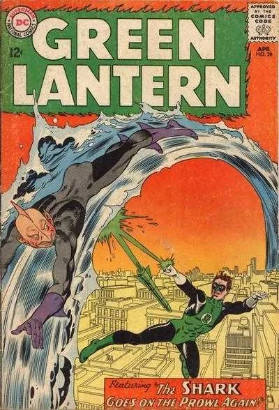 Cover of The Shark Goes On The Prowl Again!; The House that Fought Green Lantern!
