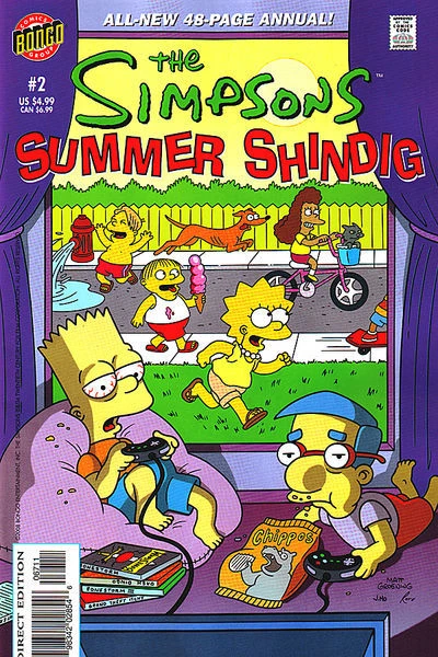 Cover of The Simpsons au Naturel!; Down in the Dumps; Chief Wiggum in Chili Chili Bang Bang