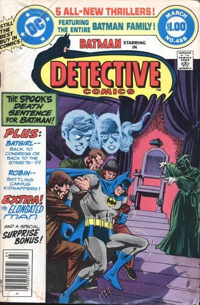 Cover of The Spook's Death Sentence For Batman; The Last Duty!; The Leaders of the Dark Lords!; Minus One Miracle Car!; The Great Campus Kidnap!