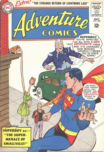 Cover of The Super-Menace of Smallville!