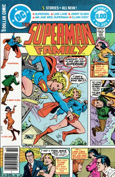 Cover of The Supergirl From Planet Earth!; The Critic Killer!; The Woman with Omnivision!; Lost!; The Reporter who Cried Wolf!