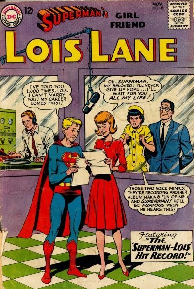 Cover of The Superman-Lois Hit Record!