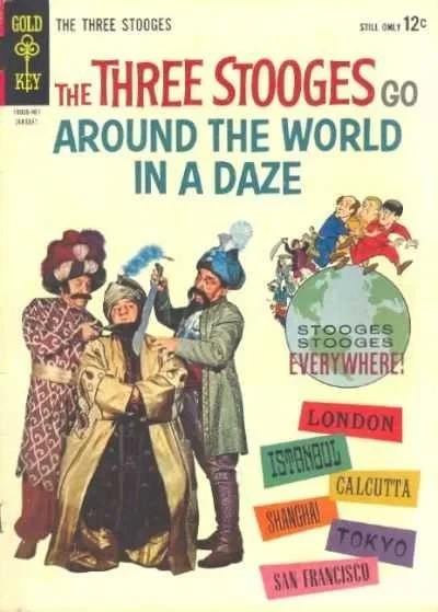 Cover of The Three Stooges Go Around the World in a Daze