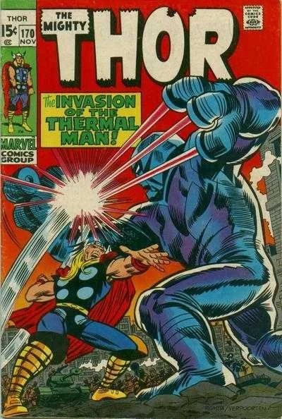 Cover of The Thunder God and the Thermal Man!