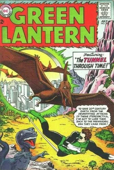 Cover of The Tunnel Through Time!; Once a Green Lantern--Always a Green Lantern!