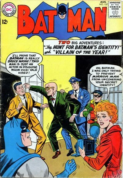 Cover of The Villain of the Year ; The Hunt for Batman's Secret Identity