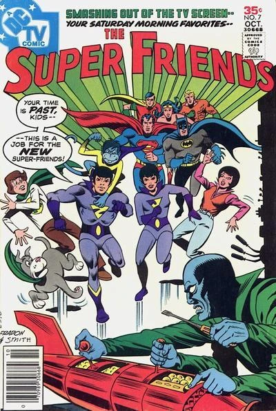 Cover of The Warning of the Wonder Twins!