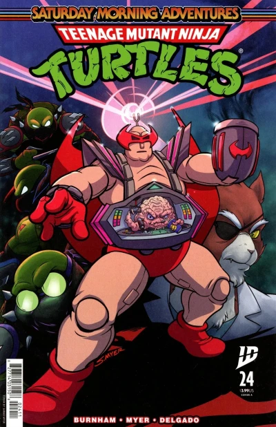 Cover of Three Nasty Turtles and a Sharp-Dressed Brain