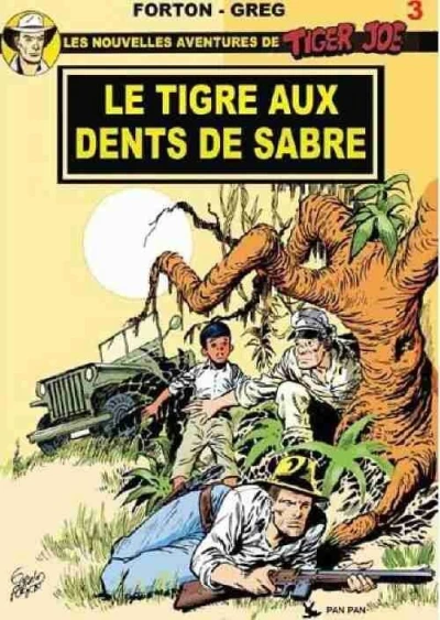 Cover of Le tigre aux dents de sabre