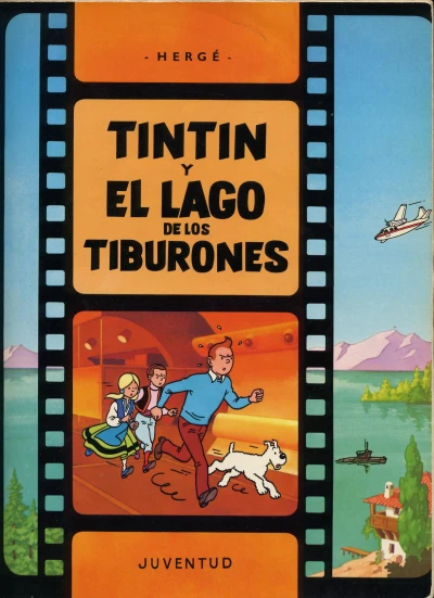 Cover of Tintín y el lago de los tiburones