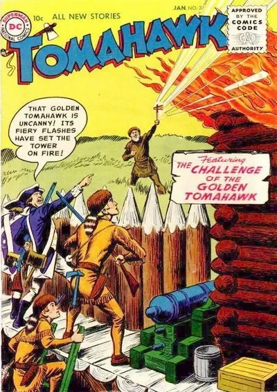 Cover of The Challenge of the Golden Tomahawk!
