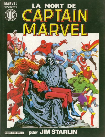 Cover of La mort de Captain Marvel
