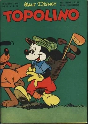 Cover of Paperino alla televisione