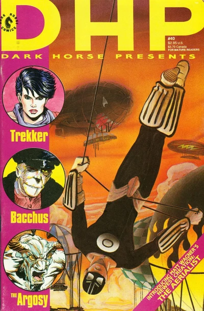 Cover of Trekker; The Aerialist; Bob the Alien; Bacchus; The Argosy; Wacky Squirrel