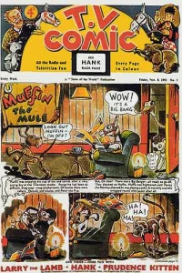 Muffin the Mule; Larry the Lamb; Hank; Prudence Kitten